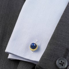 LAPIS LAZULI and 18 Karat Gold Double Sided Cufflinks