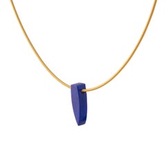 Lapis Lazuli and 18 Karat Gold Necklace
