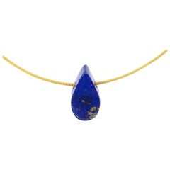 Lapis Lazuli and 18 Karat Gold Necklace
