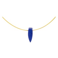 Lapis Lazuli and 18 Karat Gold Necklace