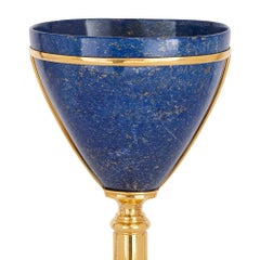 Vase en lapis-lazuli et vermeil attribué à Asprey