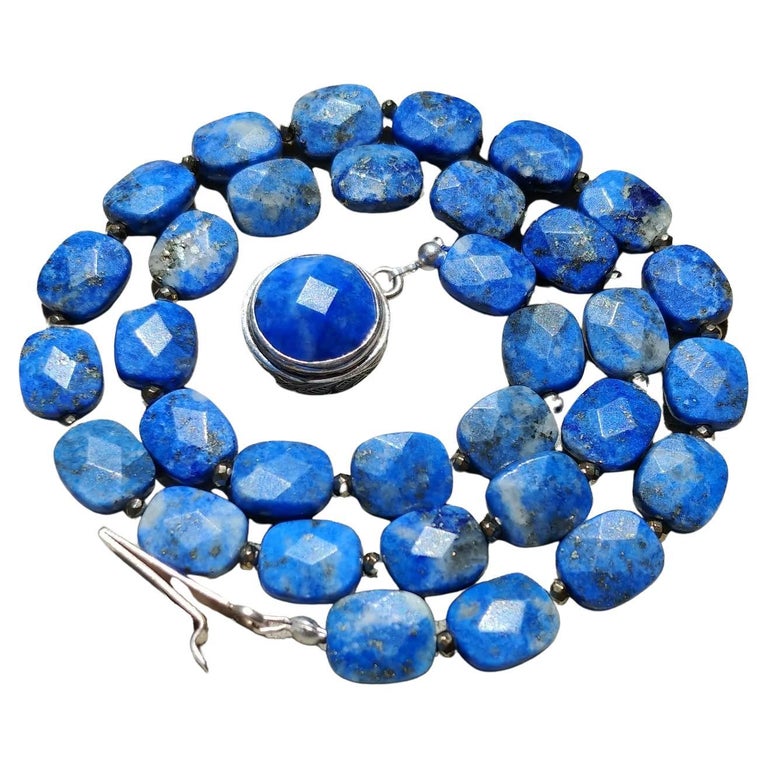 Lapis Lazuli Beaded Necklace For Sale at 1stDibs