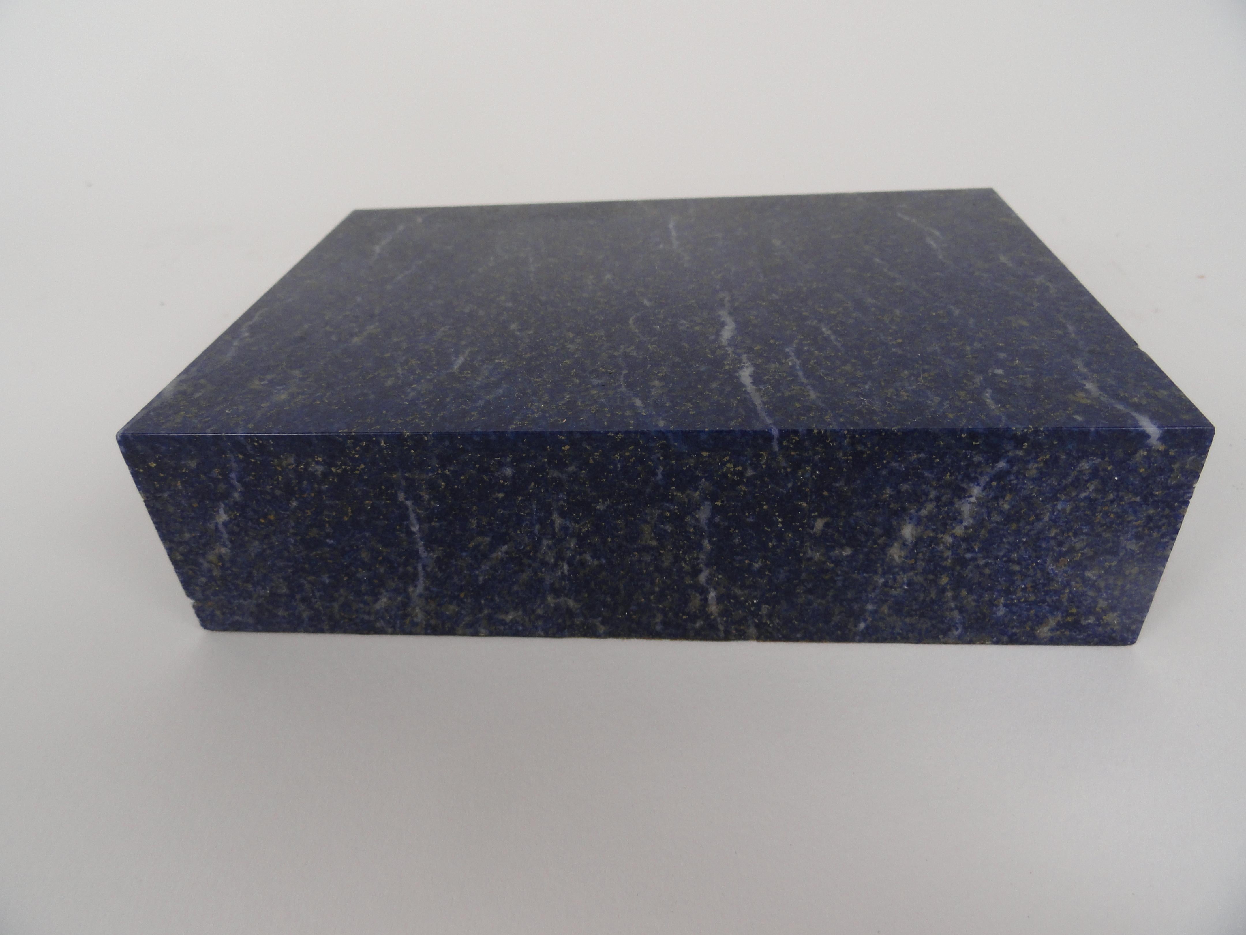 American Lapis Lazuli Box For Sale