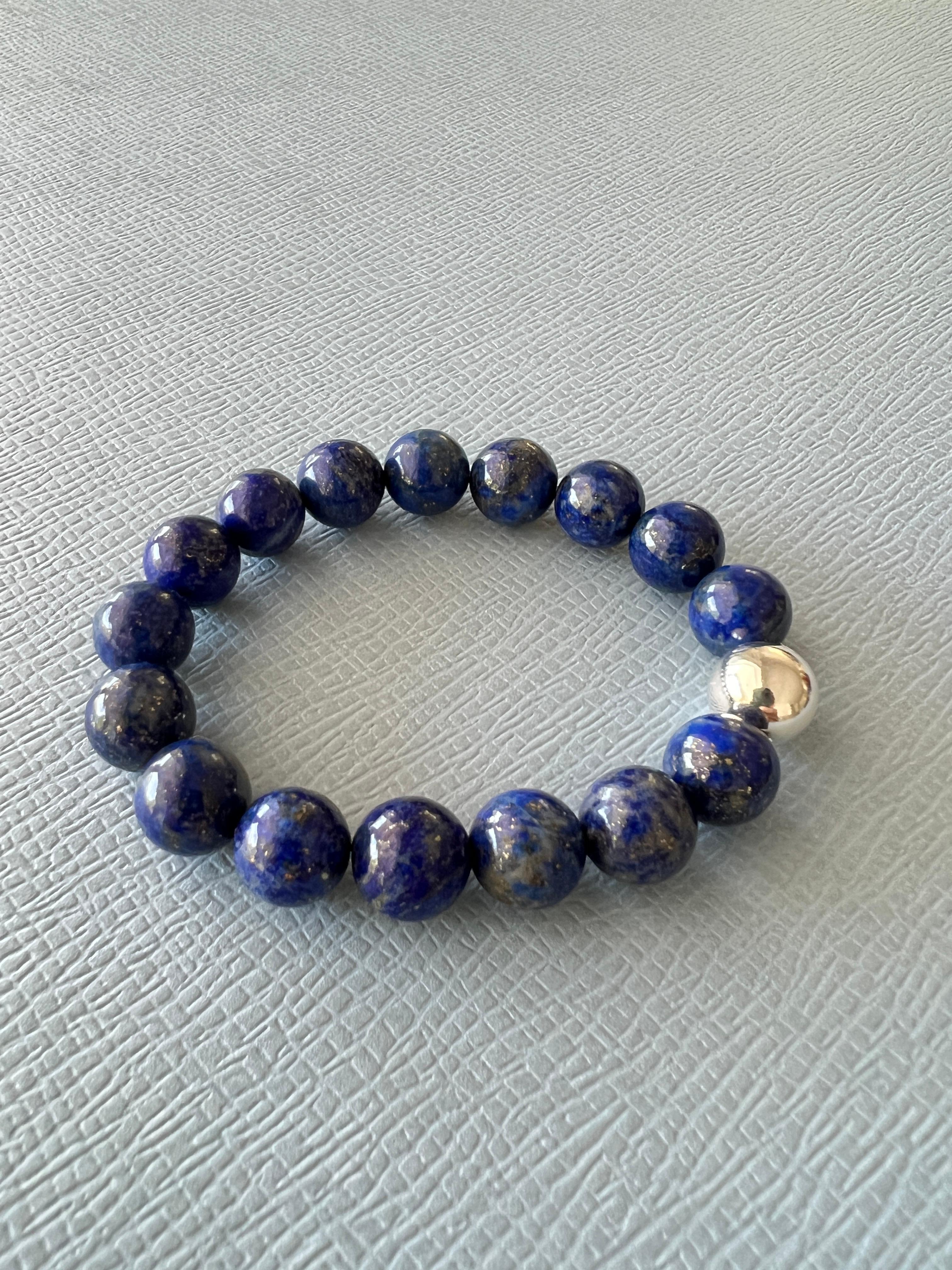 Bracciale in Lapislazzuli A. Silver in vendita 2