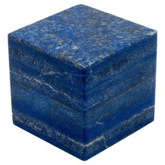 Lapis Lazuli Cube from Afghanistan