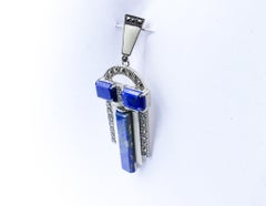 Lapis Lazuli Egyptian Middle Kingdom Inspired Pendant