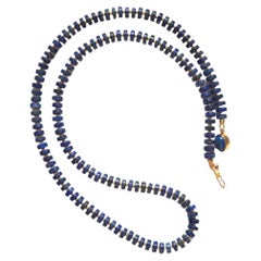 Used Lapis Lazuli Gold Necklace