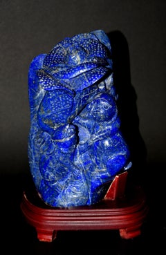 Lapis Lazuli Good Fortune Rabbits 7.25 Lb