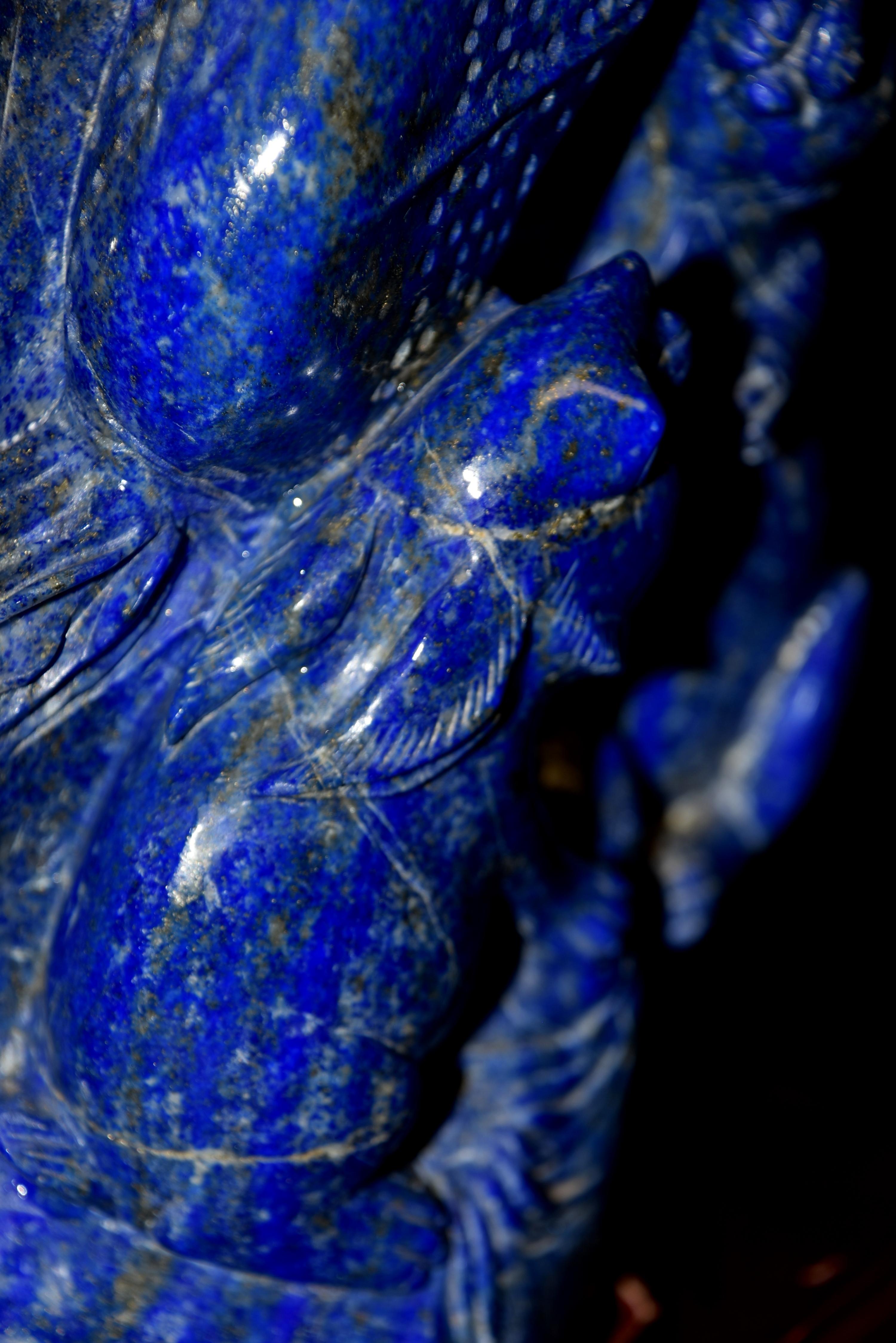 Lapis Lazuli Good Fortune Kaninchen 7,25 Lb im Angebot 1