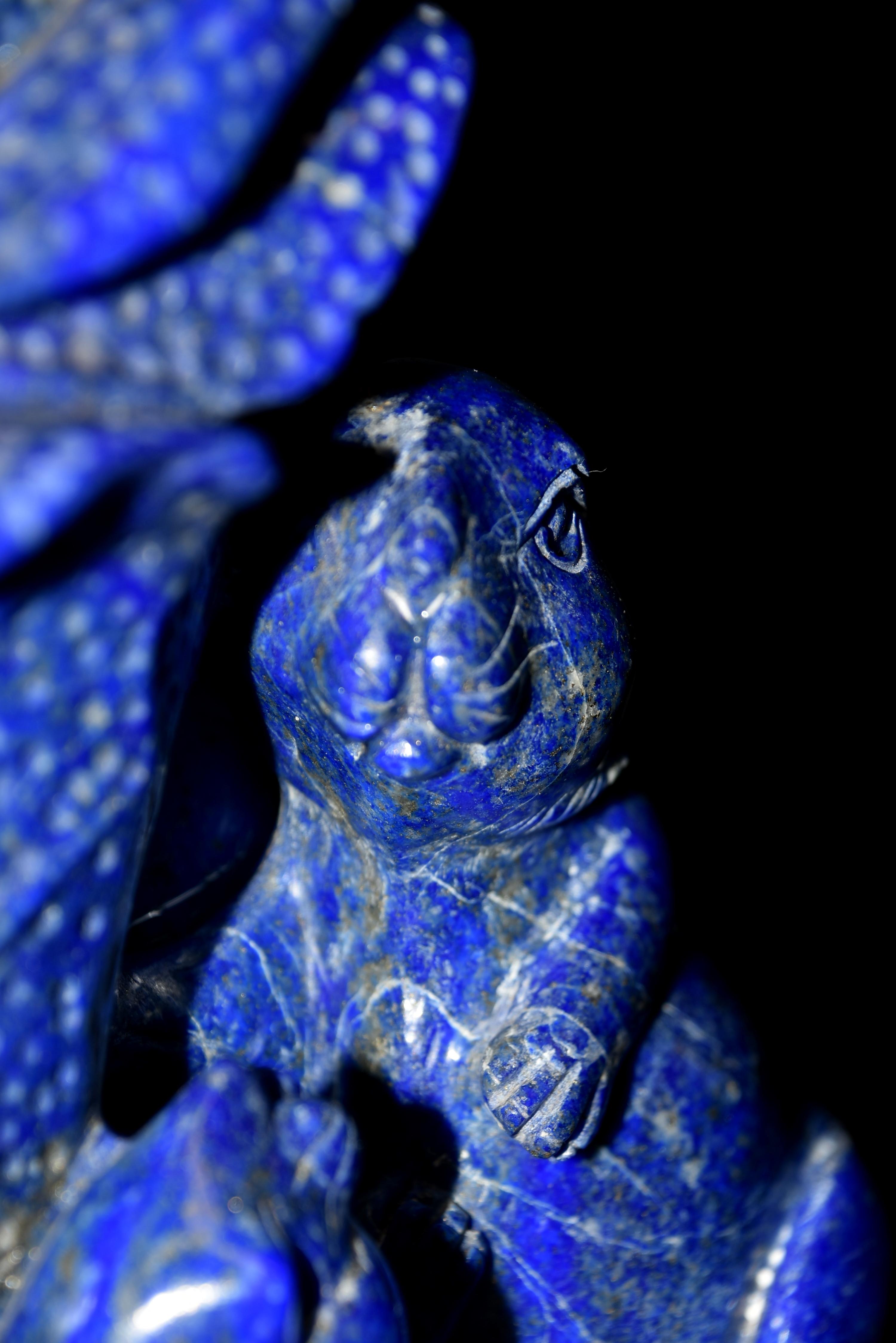 Lapis Lazuli Good Fortune Kaninchen 7,25 Lb im Angebot 3
