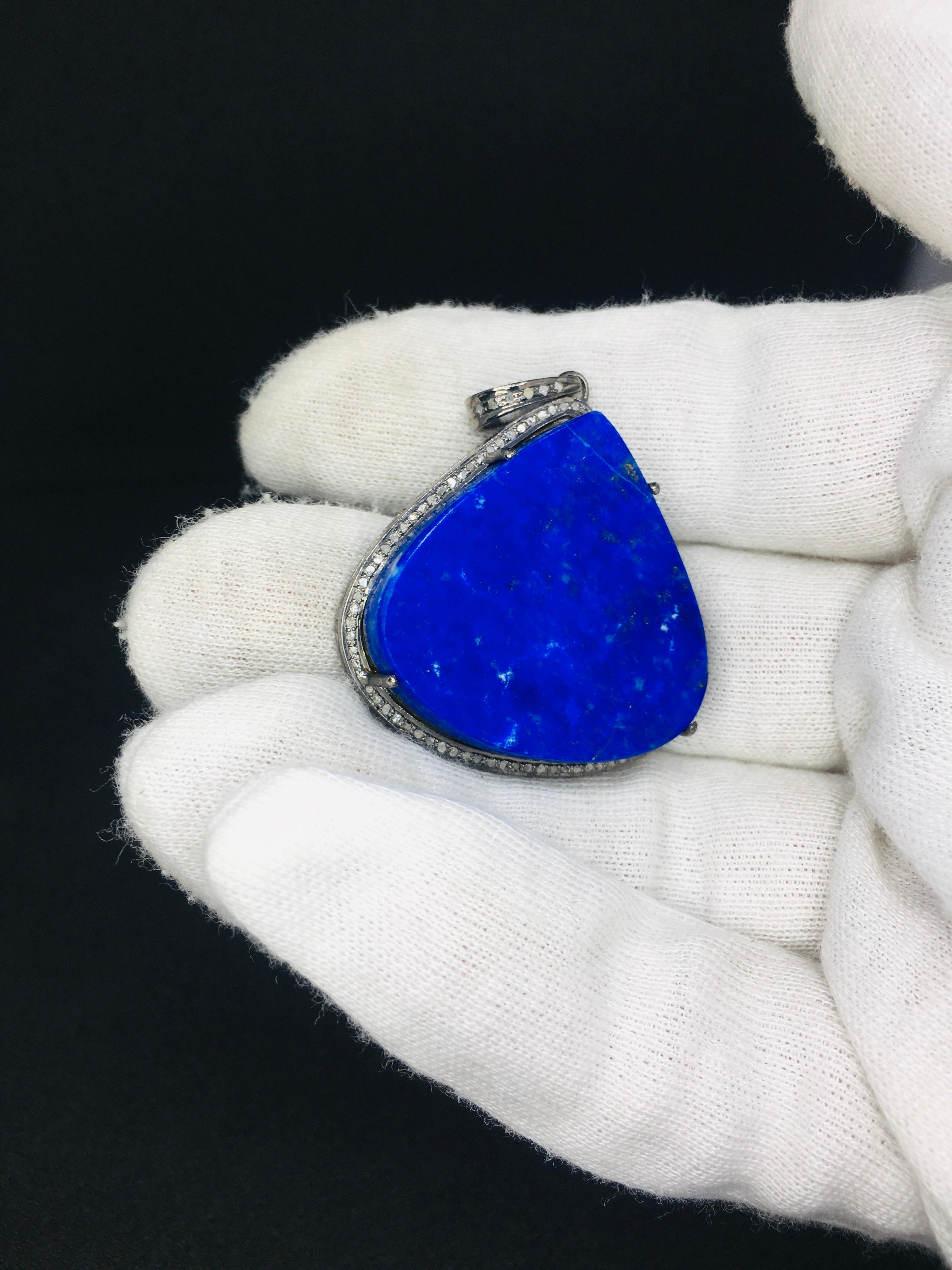  cœur en lapis-lazuli  Diamant  Collier en argent 925  PendentifCollier,  Argent 925  Pendentif  fait à la main, fabriqué à la main  

expédition le jour même 
Délai d'expédition et délai de livraison :    Les commandes seront expédiées entre 1 et 2