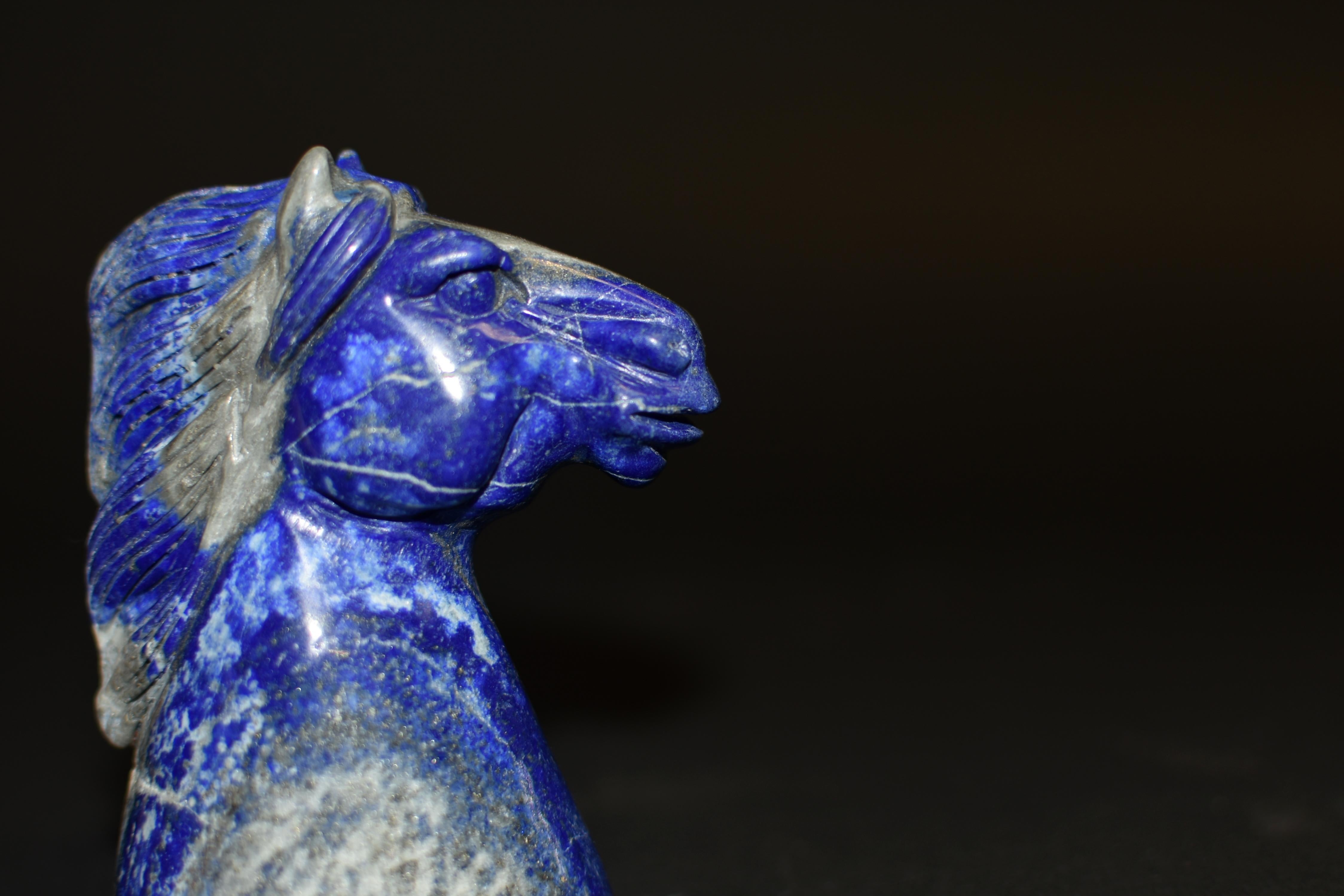 Lapis Lazuli Horse Knight For Sale 4