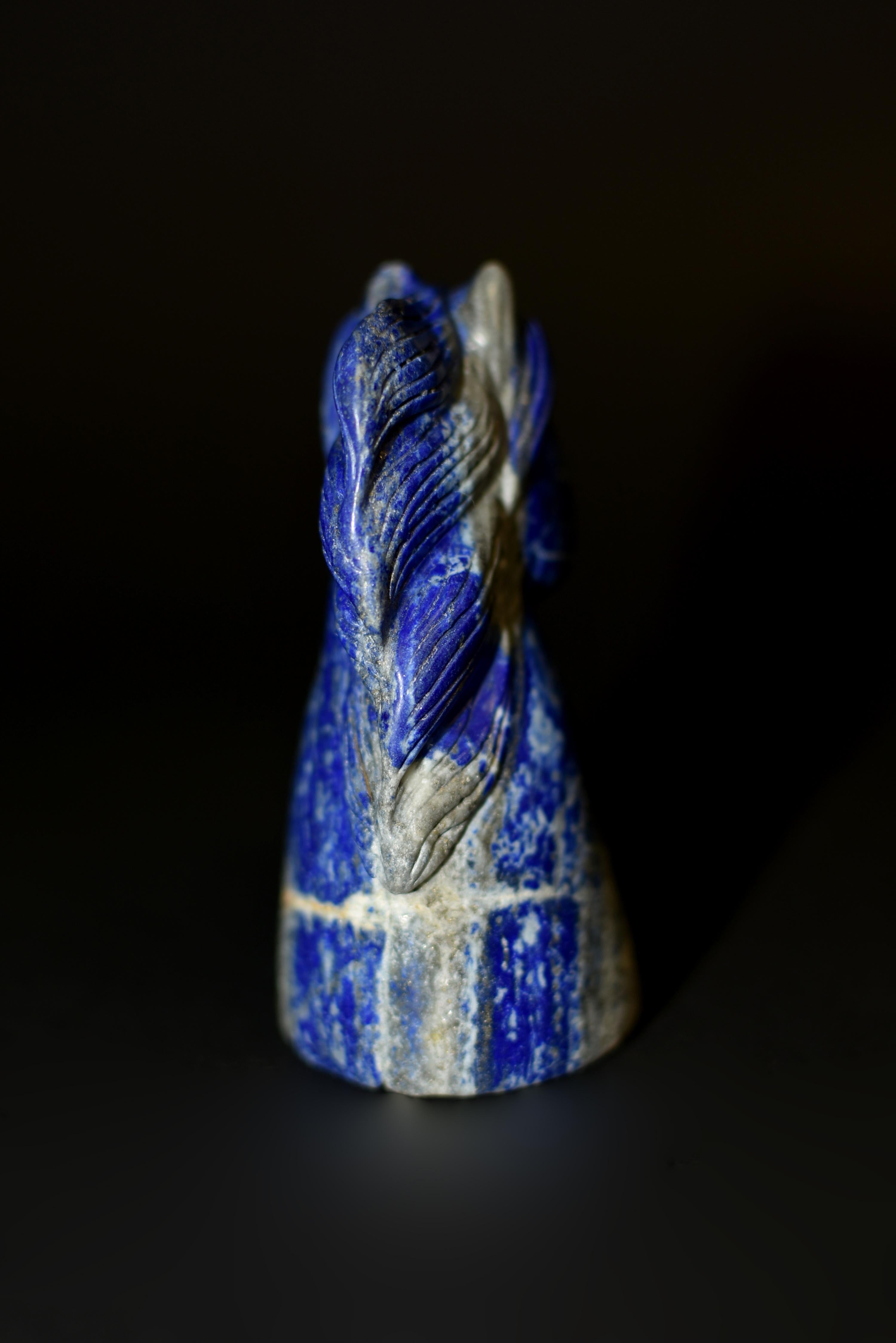 Chevalier à cheval Lapis Lazuli en vente 1