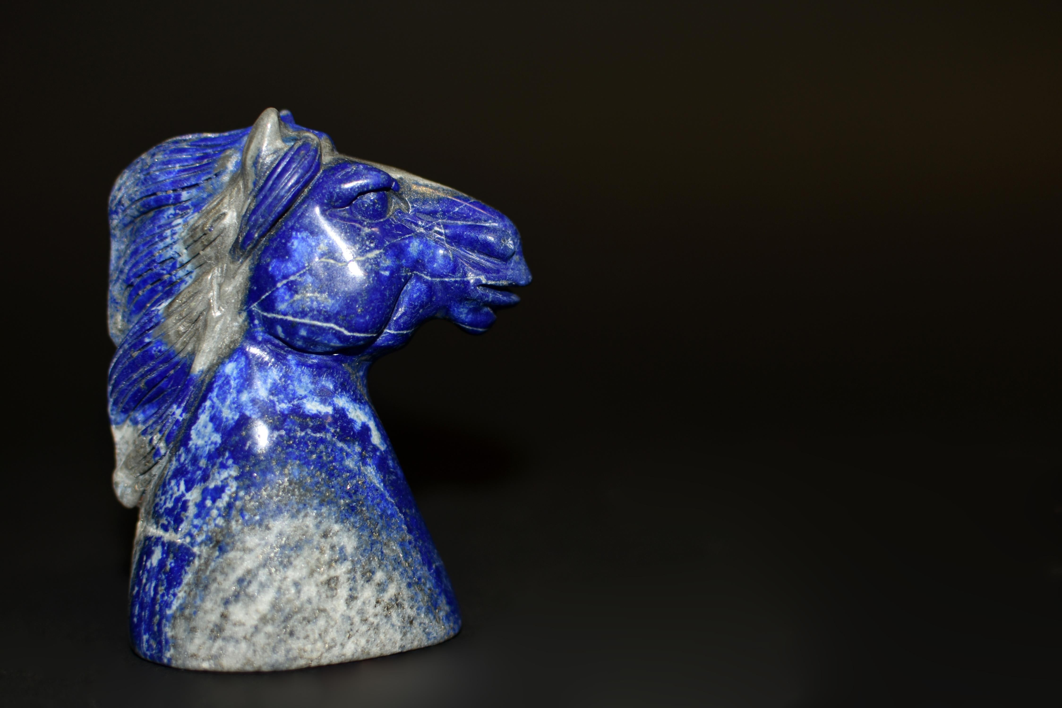 Lapis Lazuli Horse Knight For Sale 3