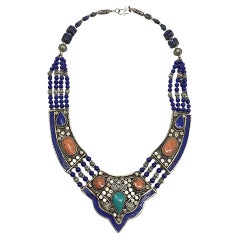 Lapis Lazuli Multi-Strand Necklace from Turkey