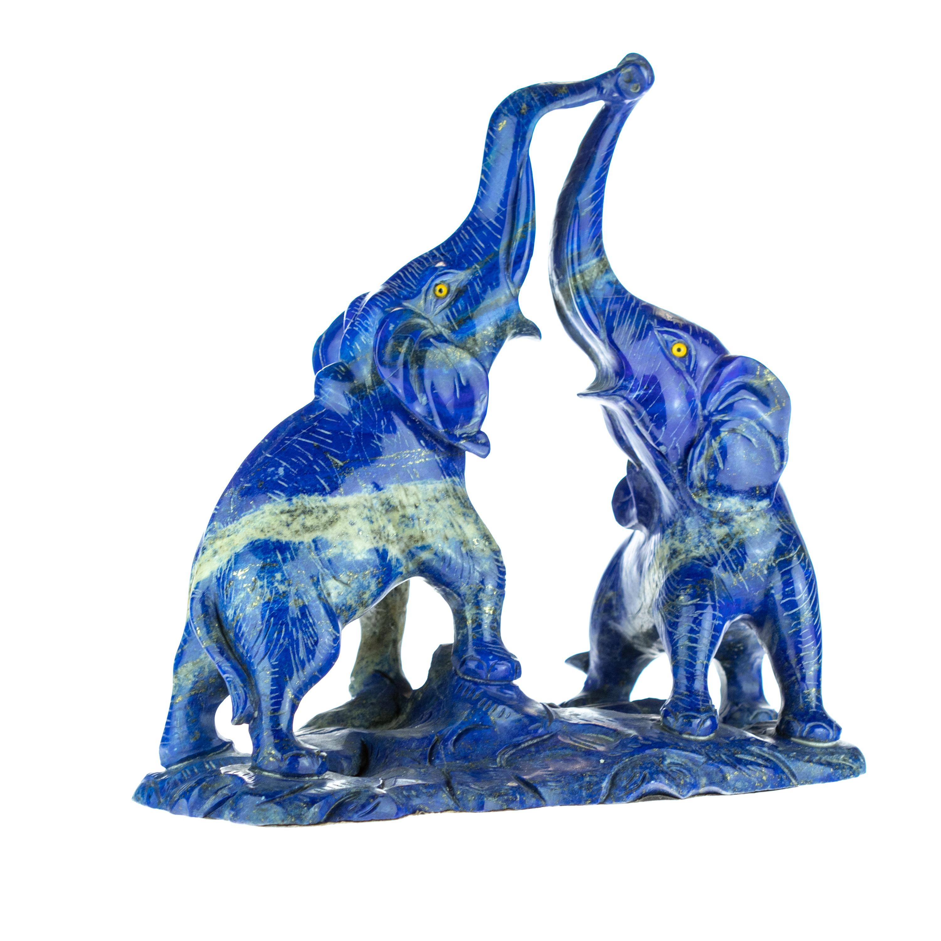 blue color elephant