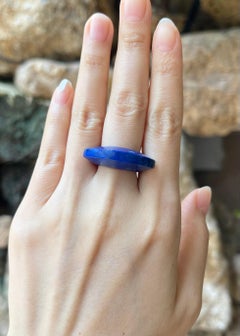 Lapis Lazuli Ring set in 18K Gold Settings