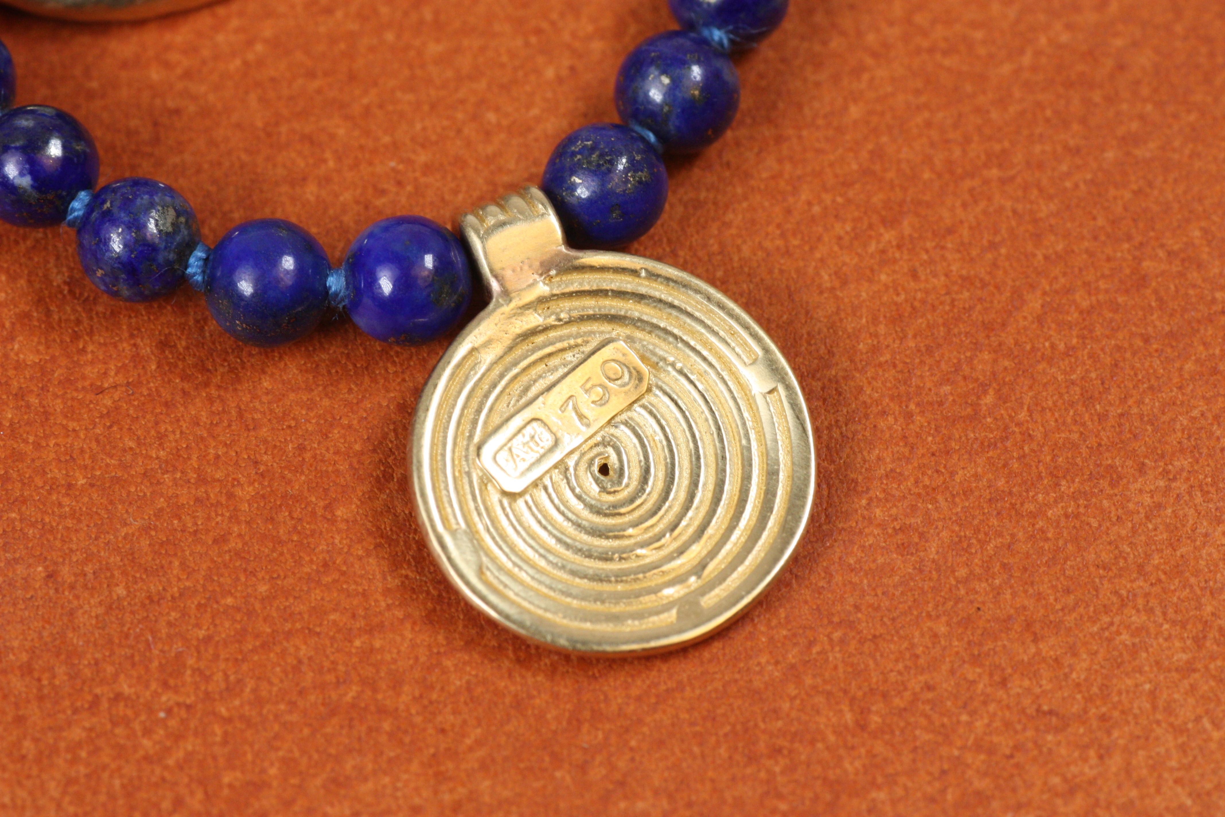 Collana di Lapislazzuli Scarabeo 16