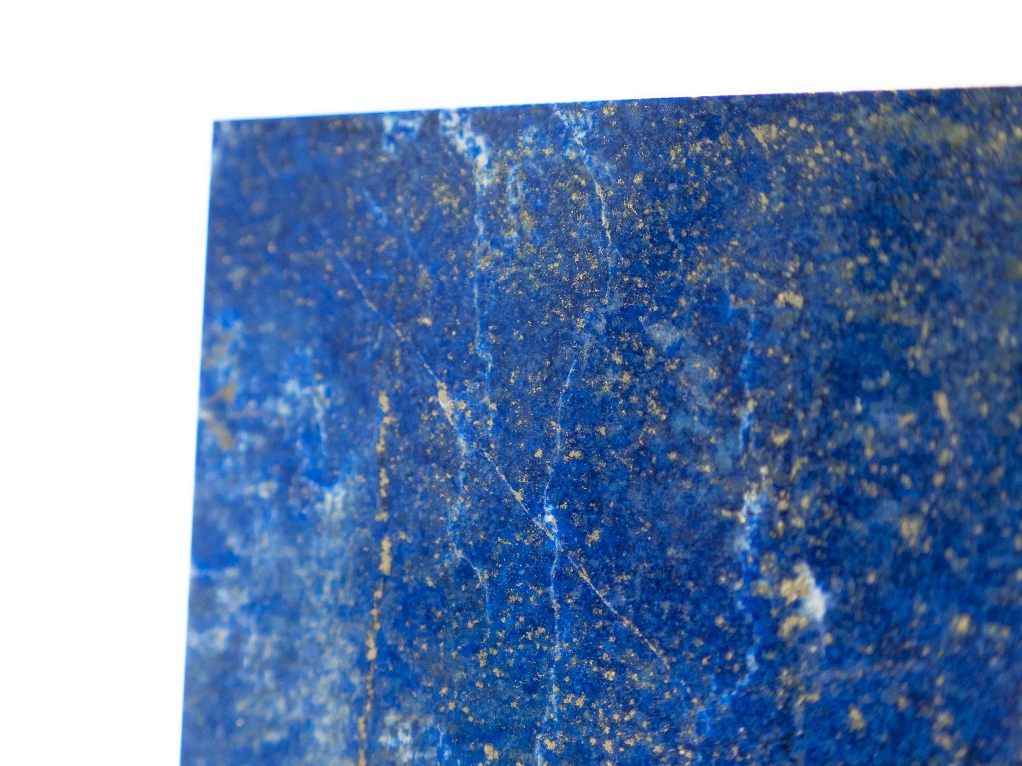 Lapis Lazuli Semi Precious Stone Box with Hinged Lid 1