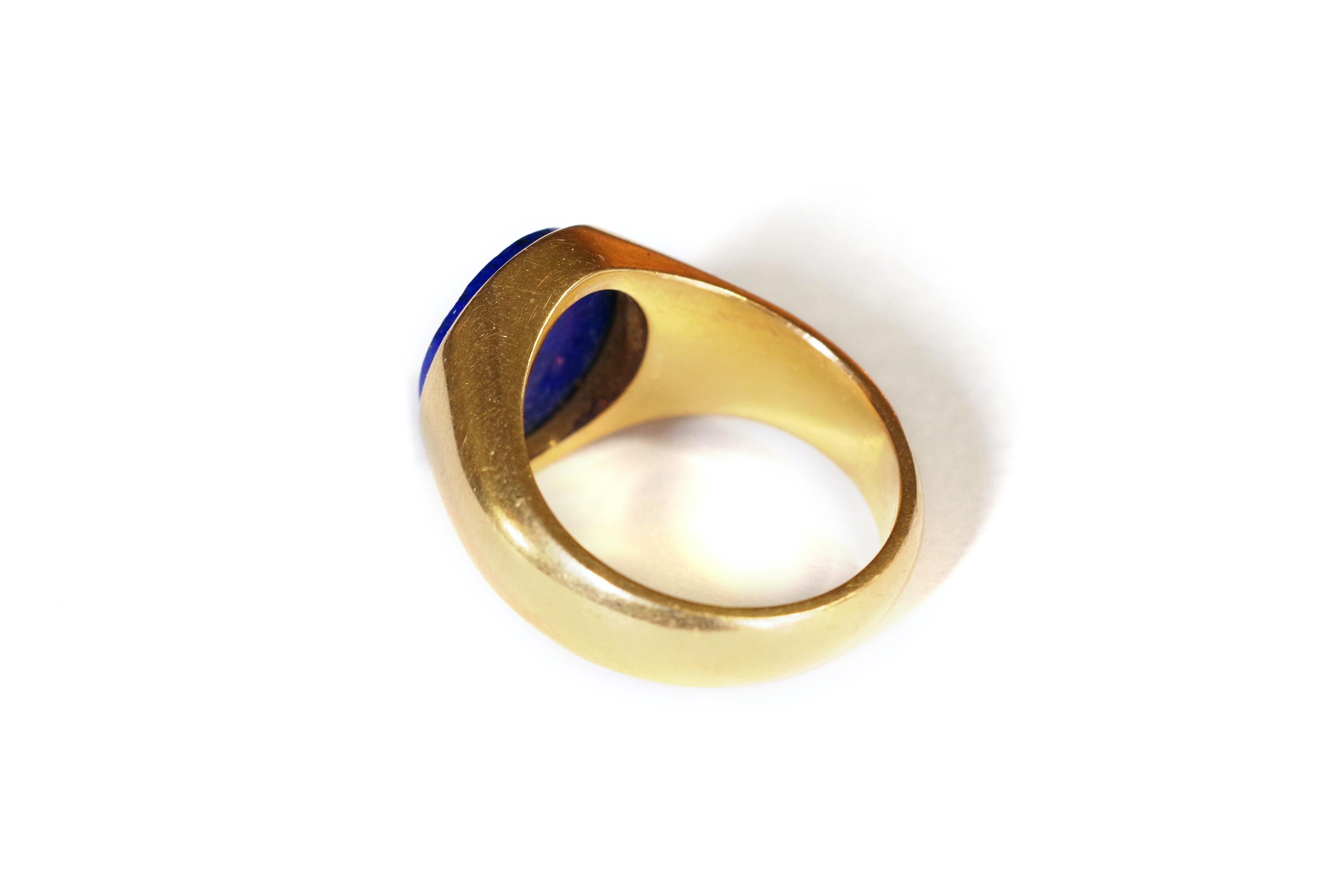 siegelring lapislazuli