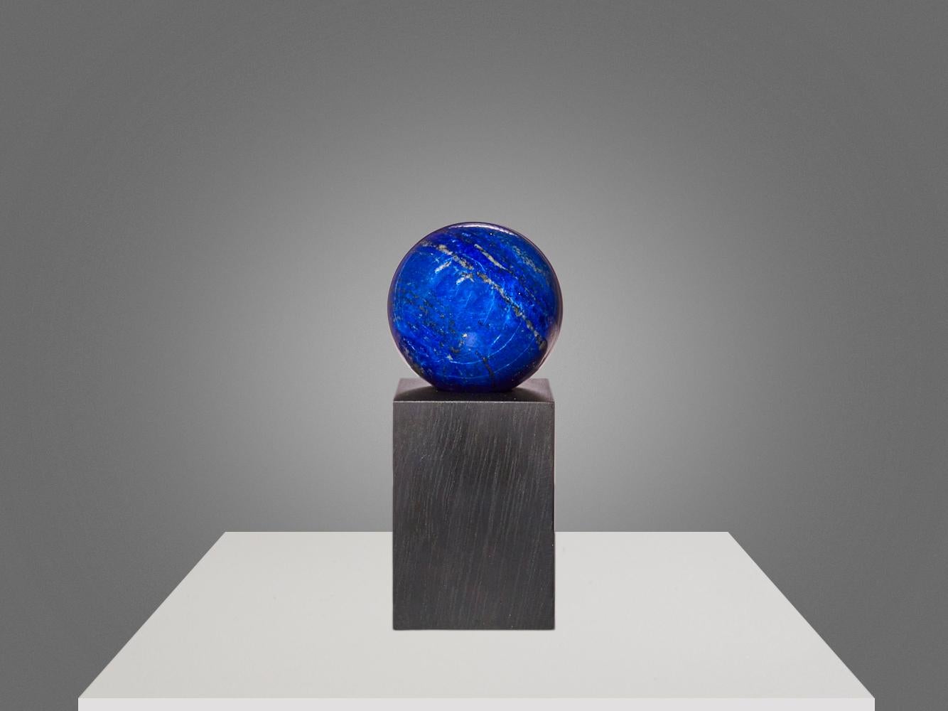Crystal Lapis lazuli sphere For Sale