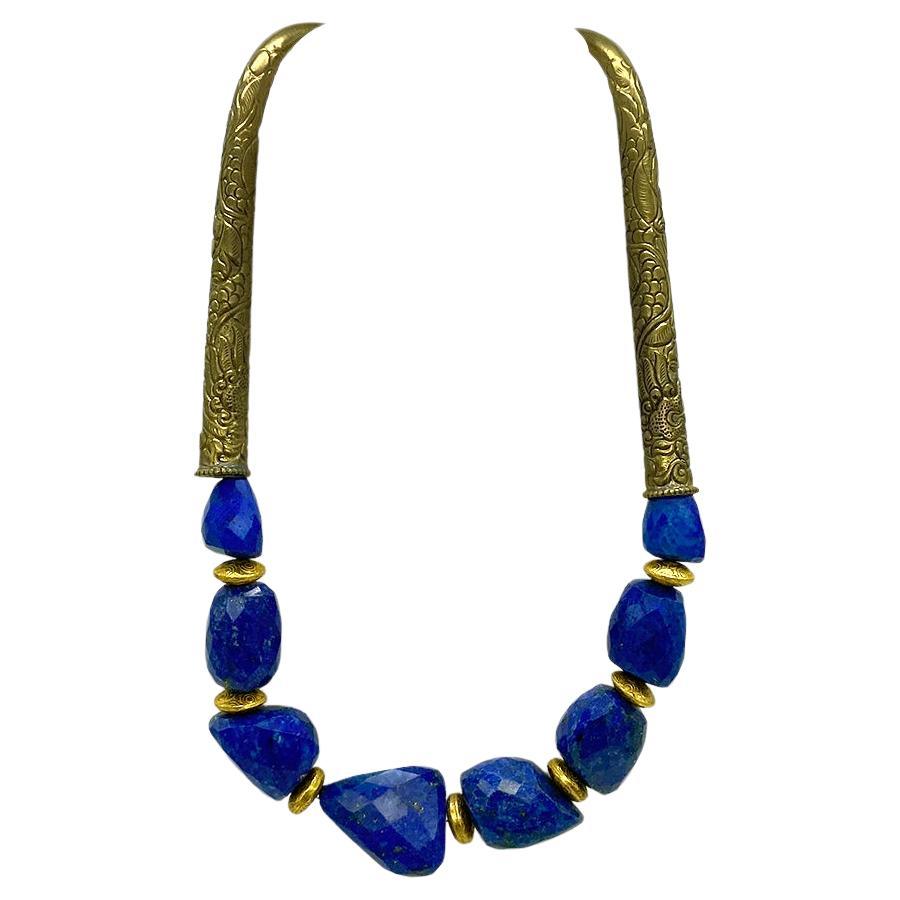 Artigiano Collana con pietra di Lapislazzuli