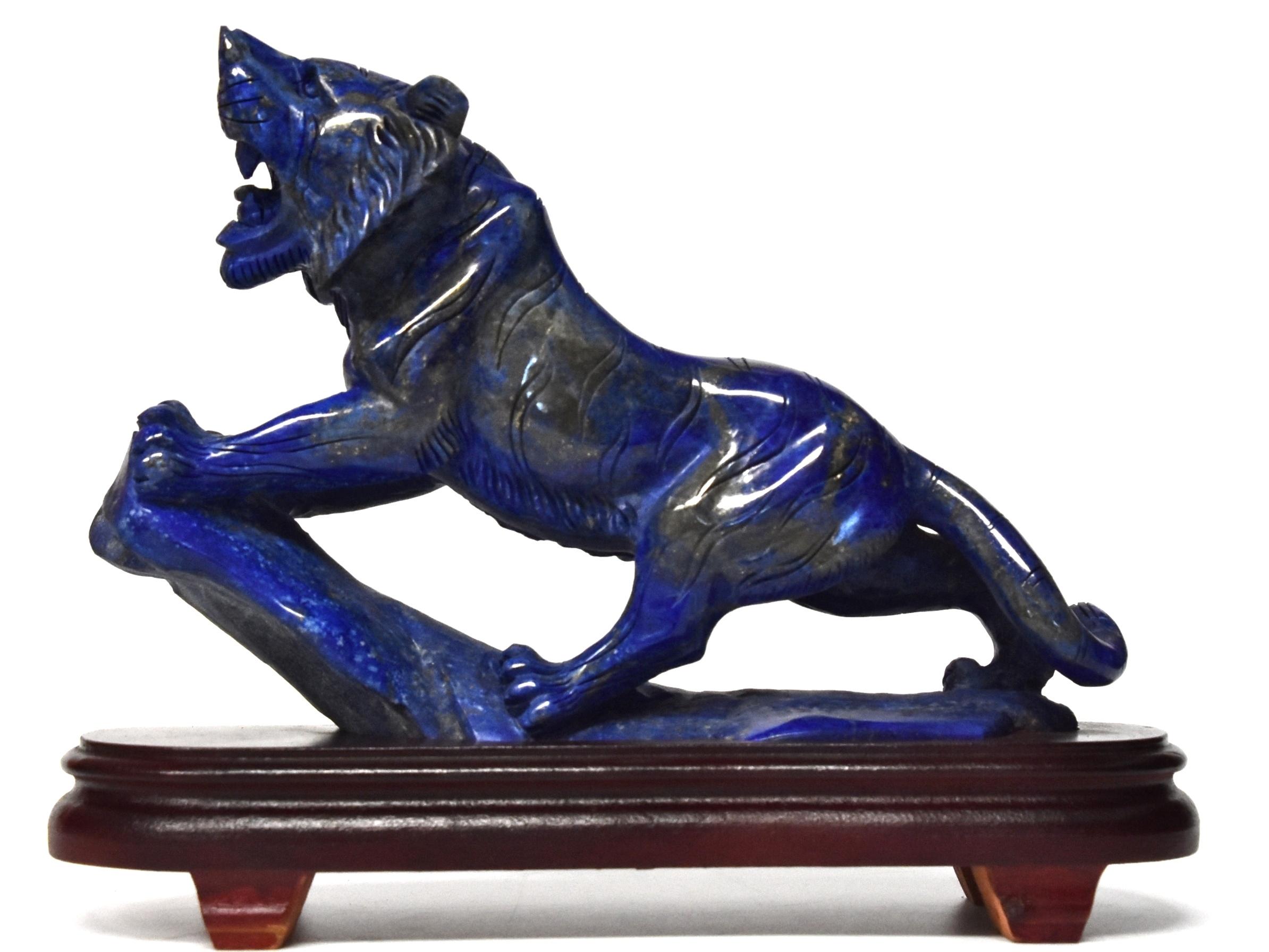 Natural Lapis Lazuli Tiger   5