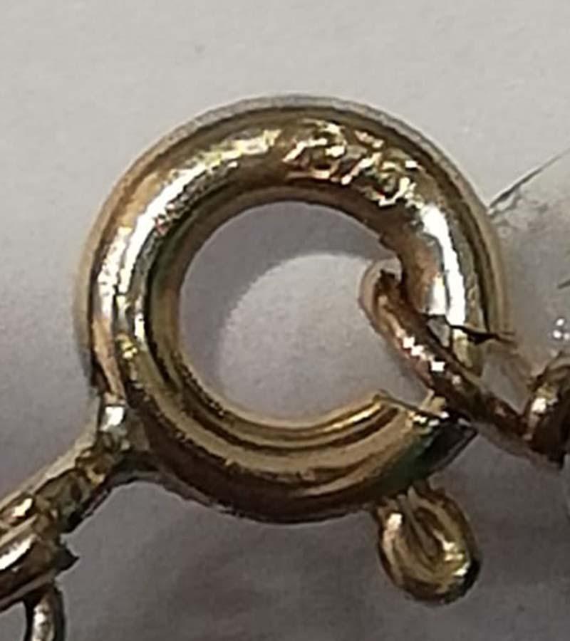 Lapis, magnésite, onyx, diamants, cristal de roche, collier en or rose et en argent. en vente 4