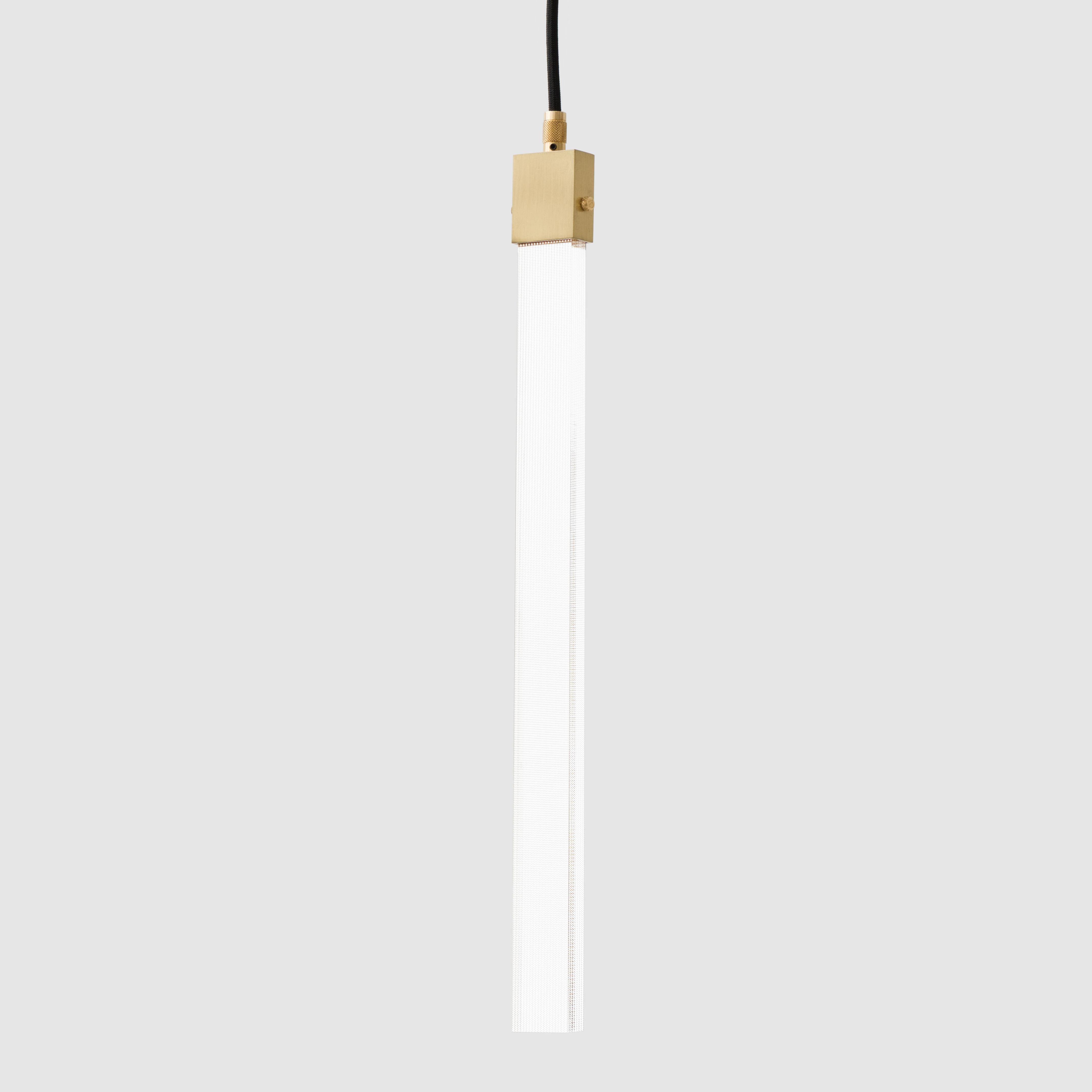 Lapis pendant by Luce Tu
Dimensions: 500 mm x 60 mm
Materials: glass and brass


Luce Tu is the story of two siblings in love with Milan, their hometown.
With the aim of enhancing the historical artisan tradition of the city without losing its