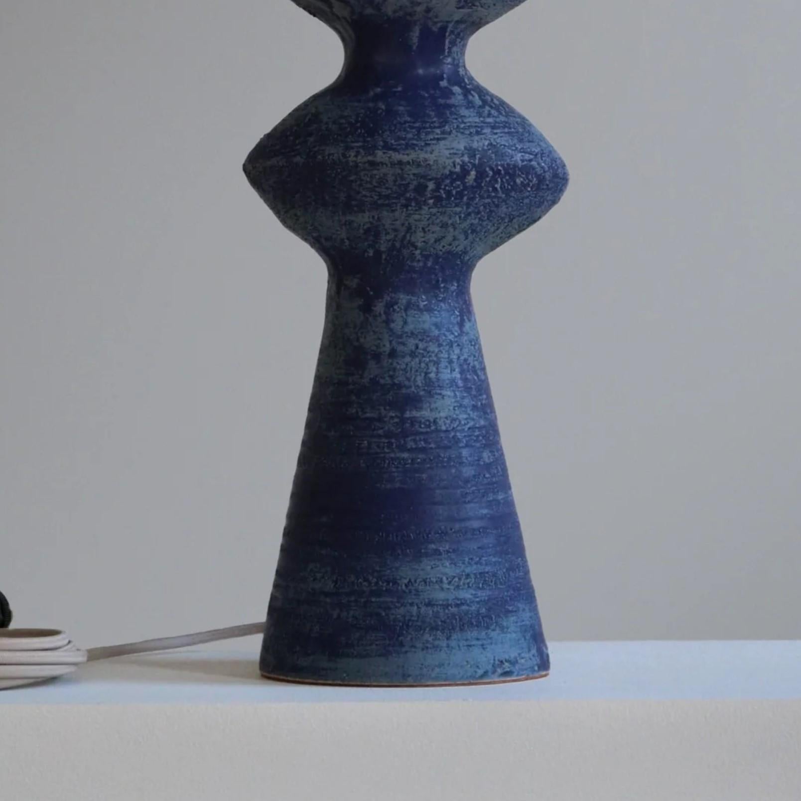 American Lapis Pollux 32 Table Lamp by  Danny Kaplan Studio For Sale