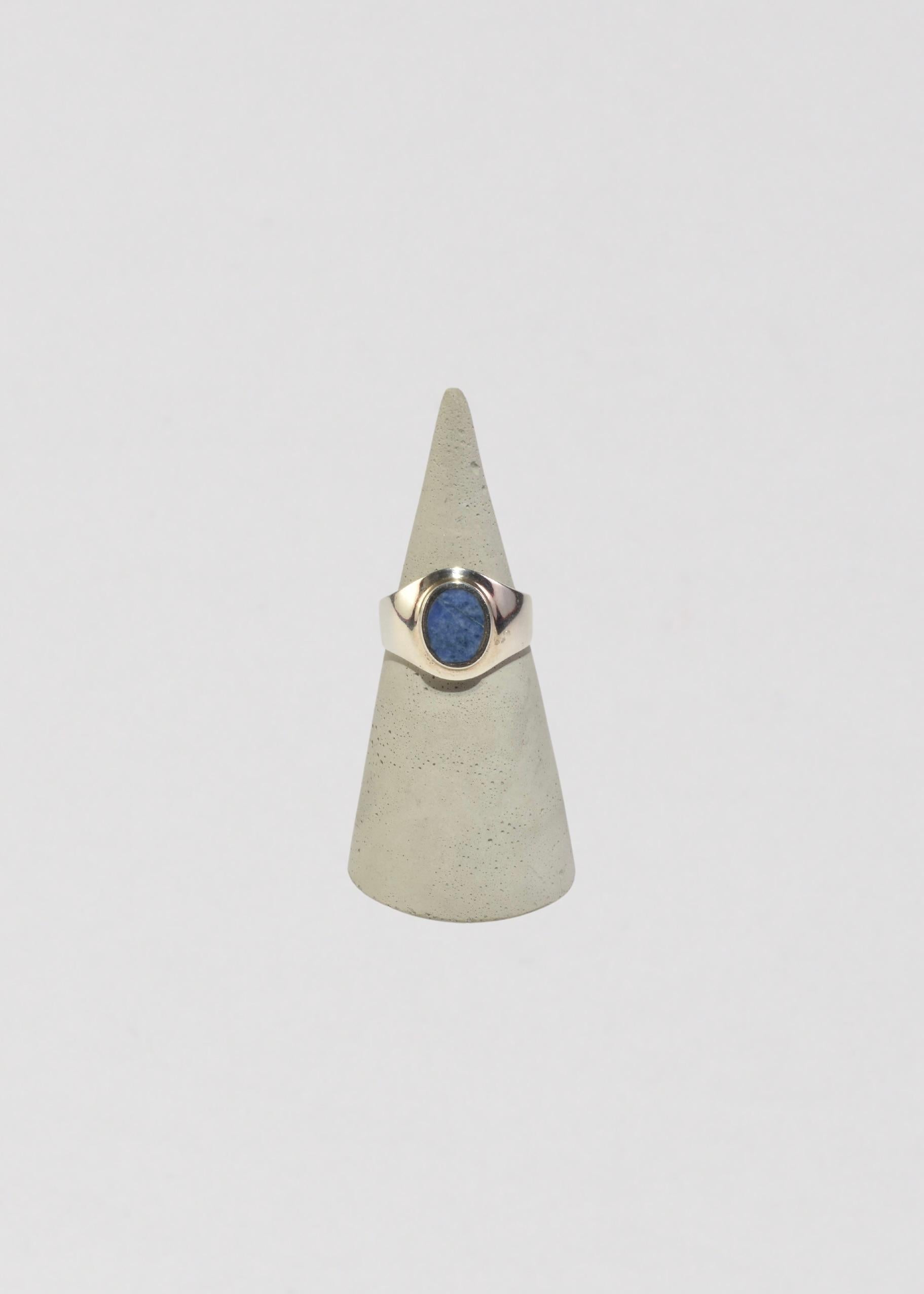 Lapis Signet Ring For Sale 1