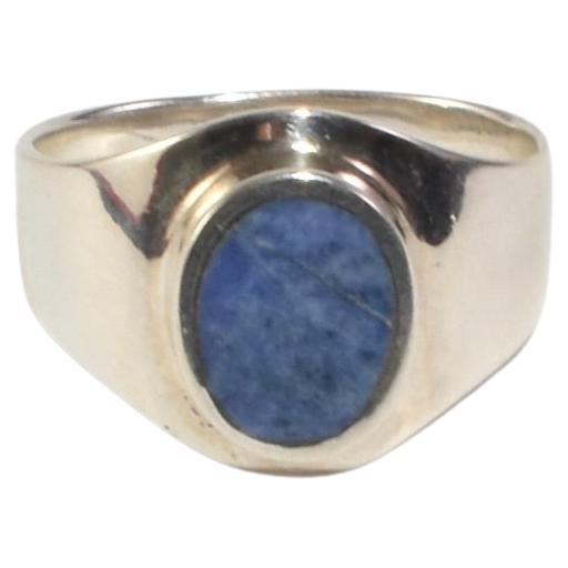 Lapis Signet Ring