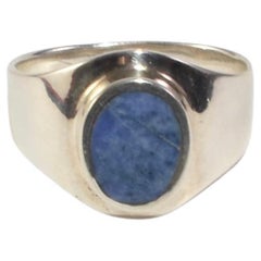 Vintage Lapis Signet Ring