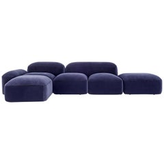 'Lapis' Sofa in Blue by Emanuel Gargano & Anton Cristell, 1stdibs New York