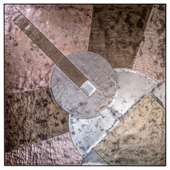 LAPIS SPECULO 07 - Hand made coloured Murano mirror wall panel by Baroncelli
