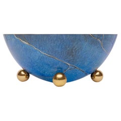 Centre de table rond en lapislazuli