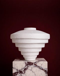 Lapithos Vessel Hand-Sculpted, Mid-Century Modern Vessel by George Lamiè