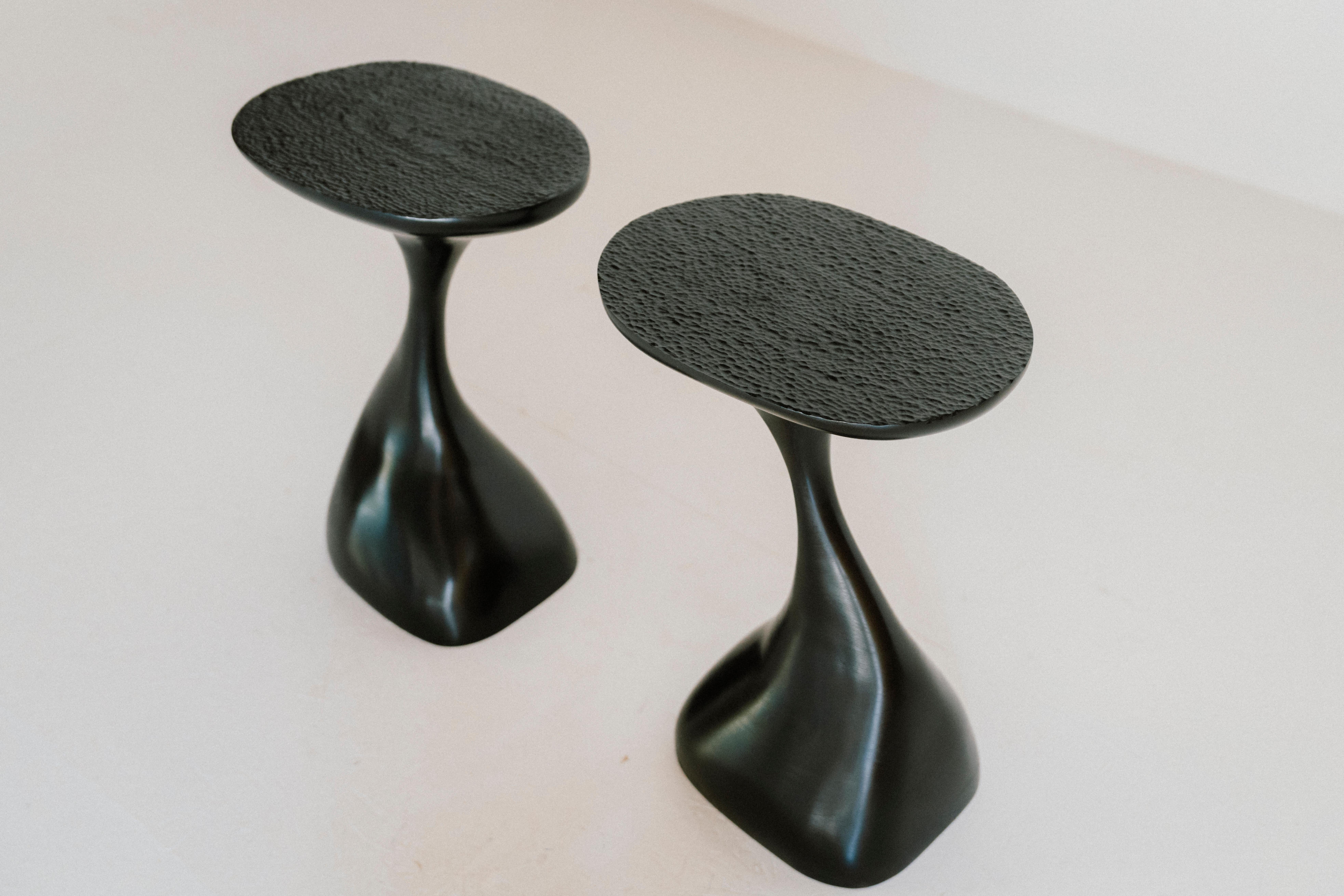 Hand-Carved Lapiuta Gueridon by Antoine Maurice For Sale