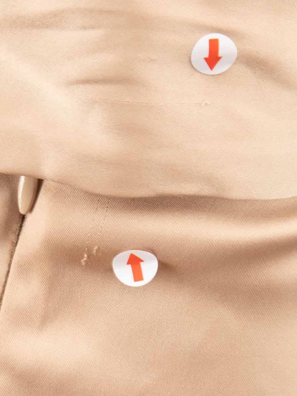 Pantalon ceinturé beige Lapointe taille XS en vente 1
