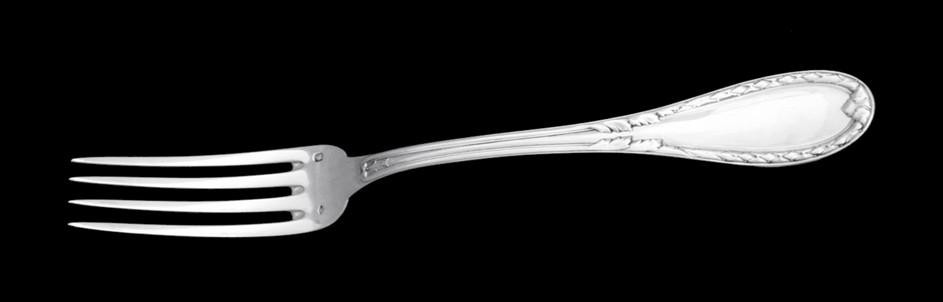 XIXe siècle Lapparra - 111 pièces  Ensemble de couverts français anciens en argent sterling - Service pour 18 personnes en vente