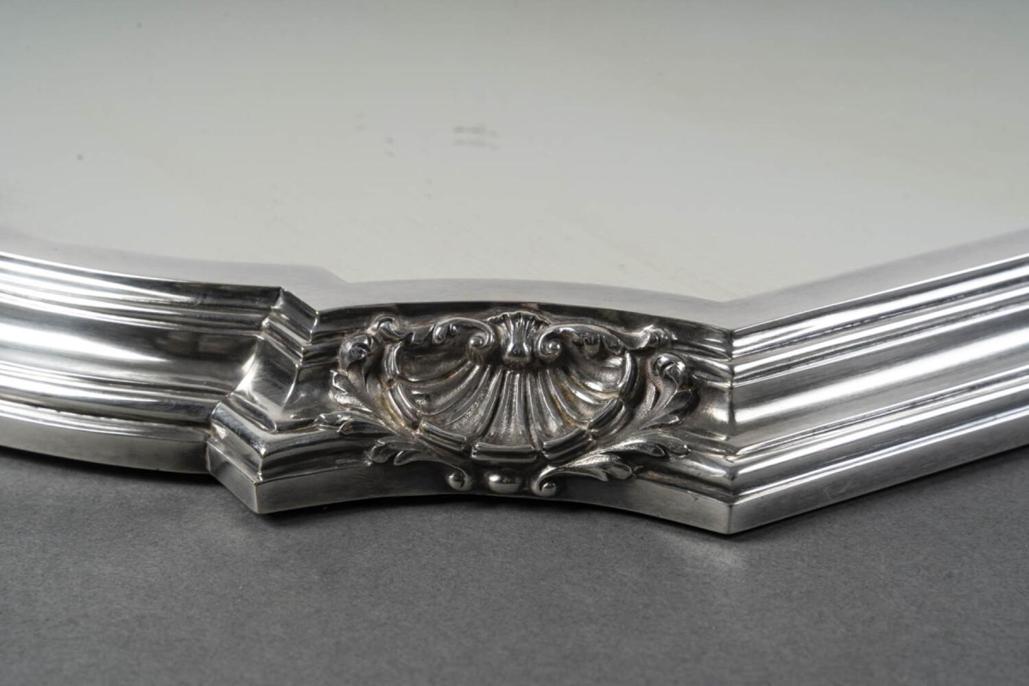 LAPPARRA Three-part mirror table centrepiece Period XX circa 1930/40 For Sale 5