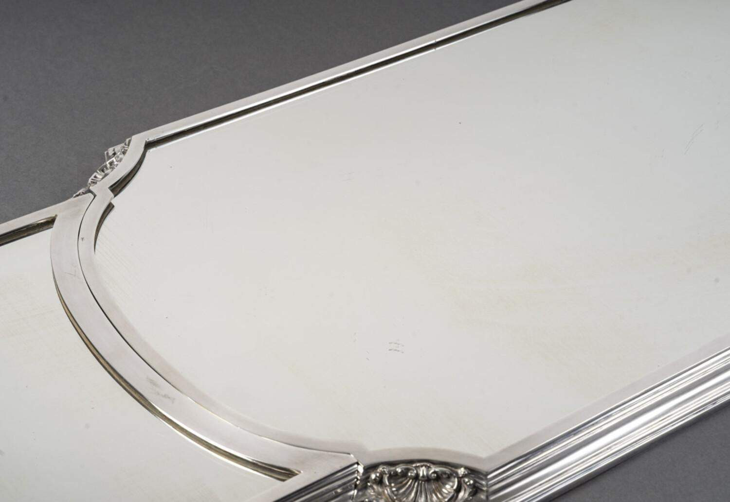French LAPPARRA Three-part mirror table centrepiece Period XX circa 1930/40 For Sale