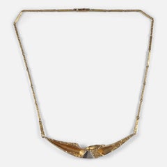Lapponia 14ct Gold Halskette, Björn Weckström, 1988