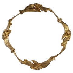 Lapponia 14ct Gold 'Orchid Psychedelic' Bracelet by Björn Weckström