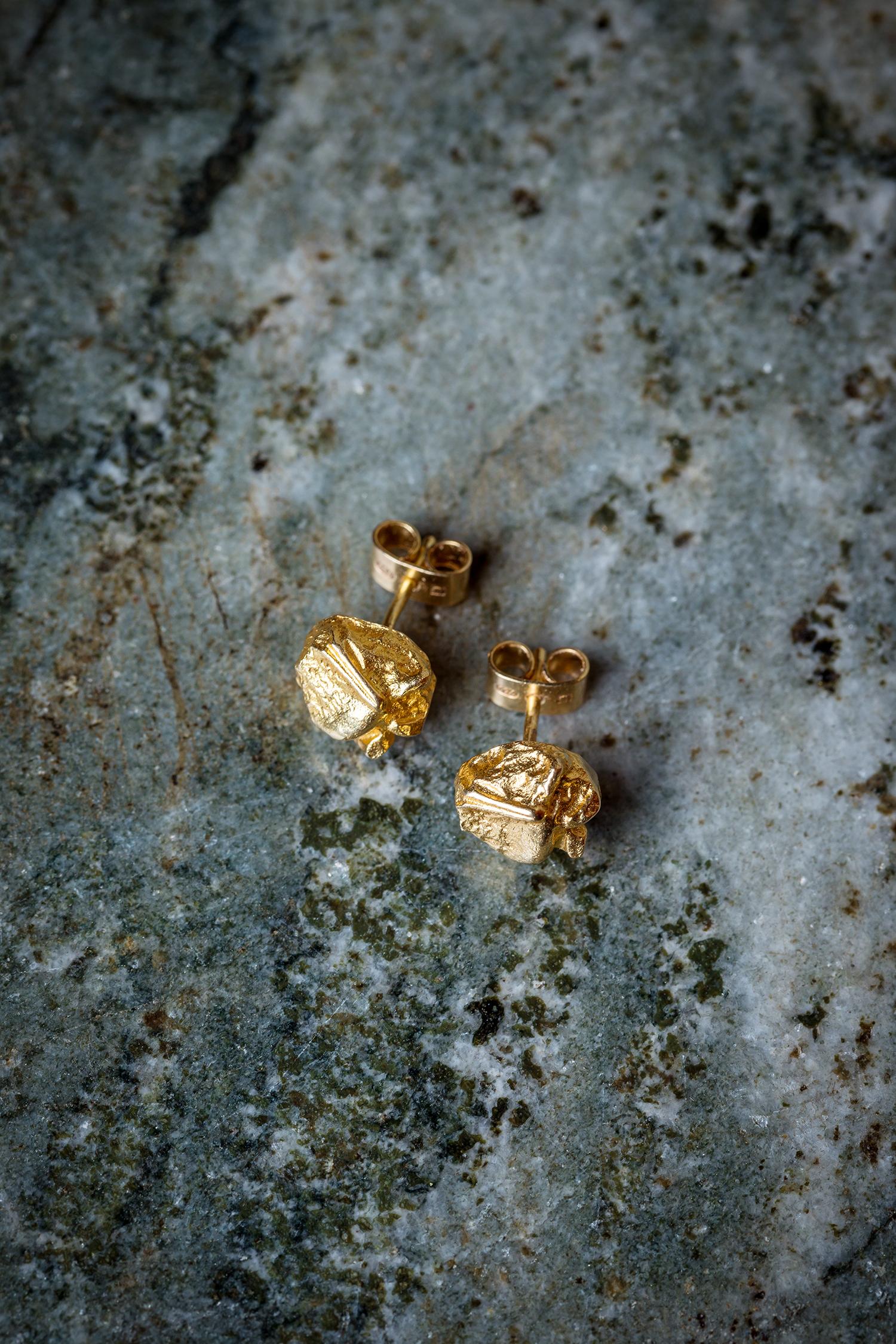 chicken nugget earrings