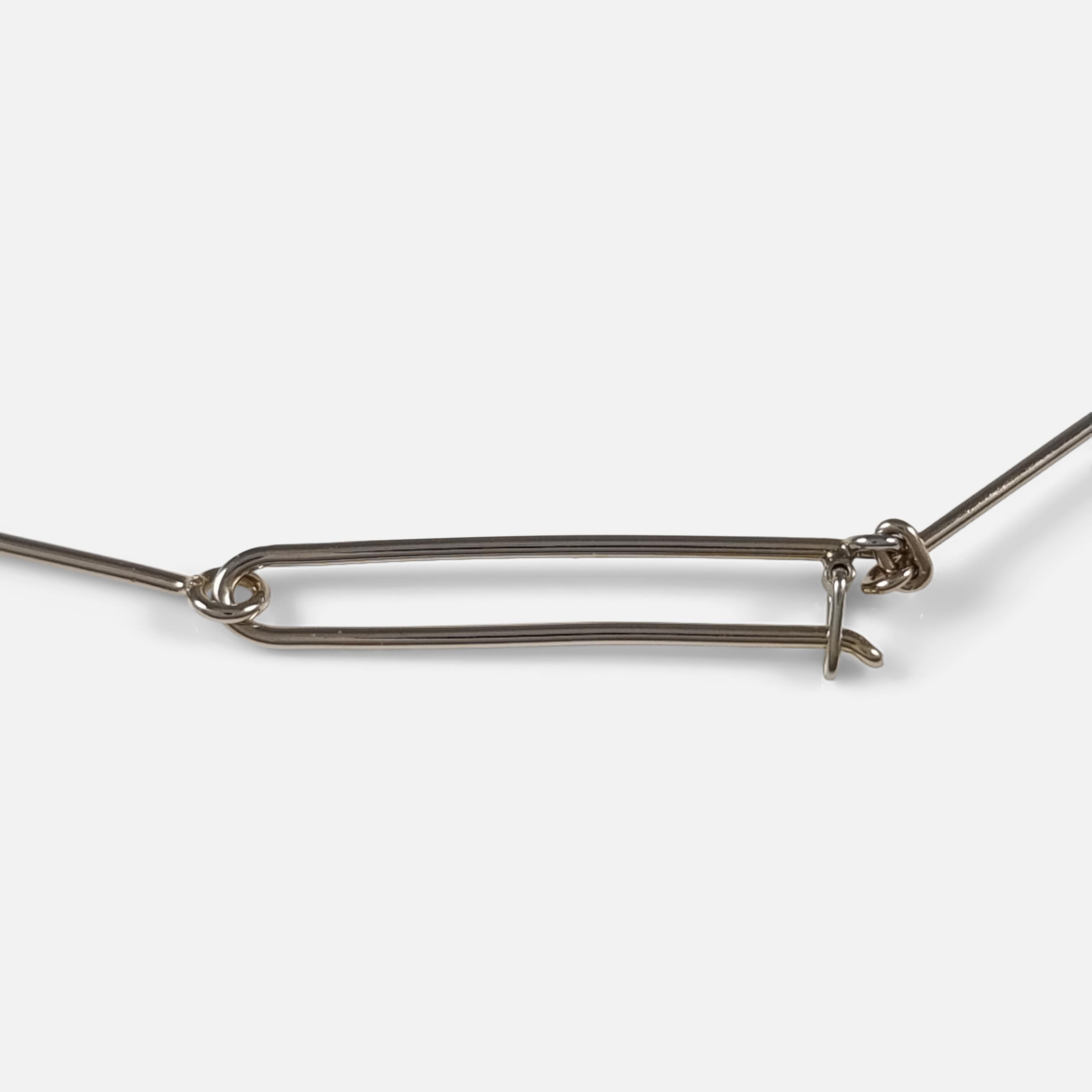 Lapponia Collier pendentif Legato en or 18 carats et diamants, 1977 en vente 1