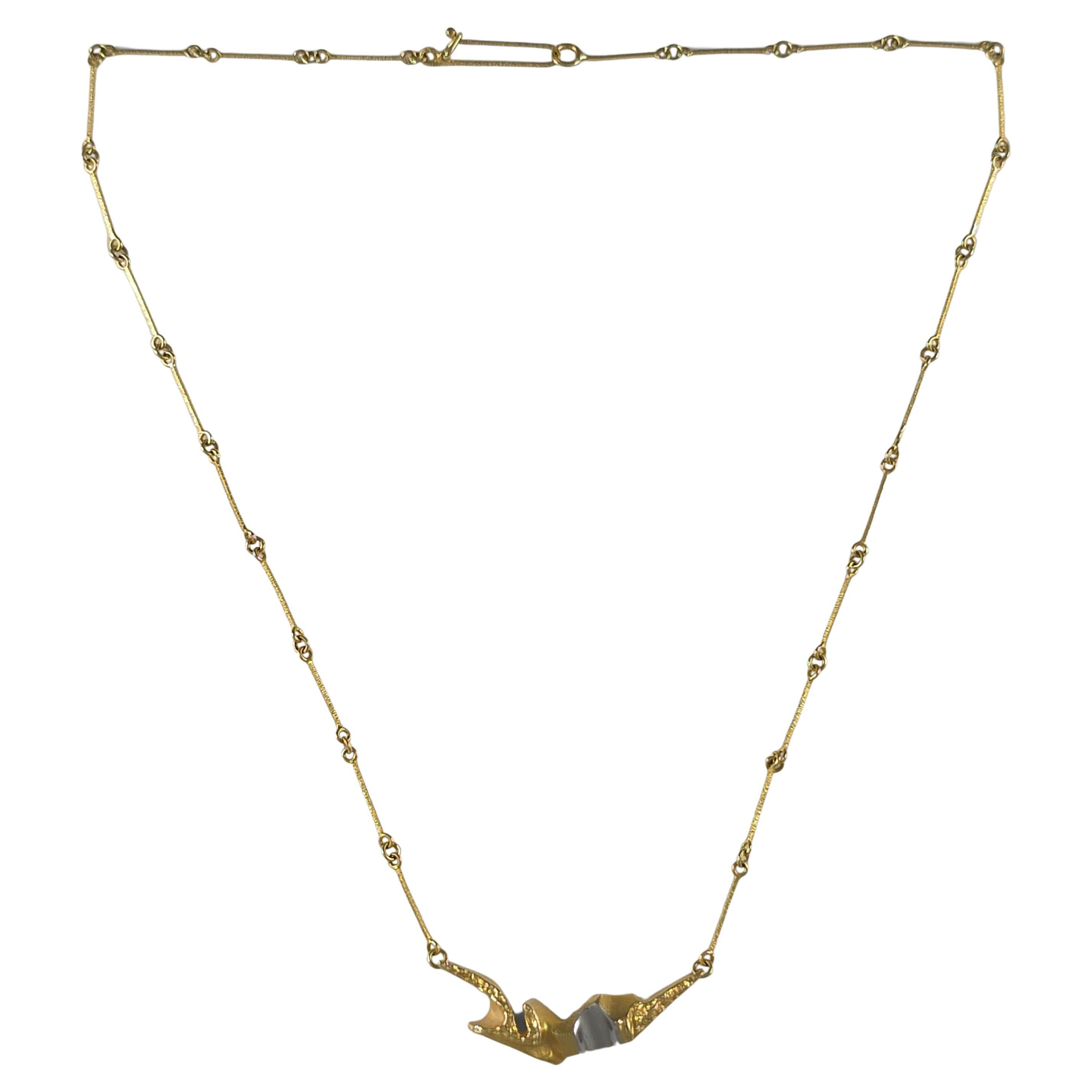 Lapponia 18ct Gold Necklace, Björn Weckström, 1987
