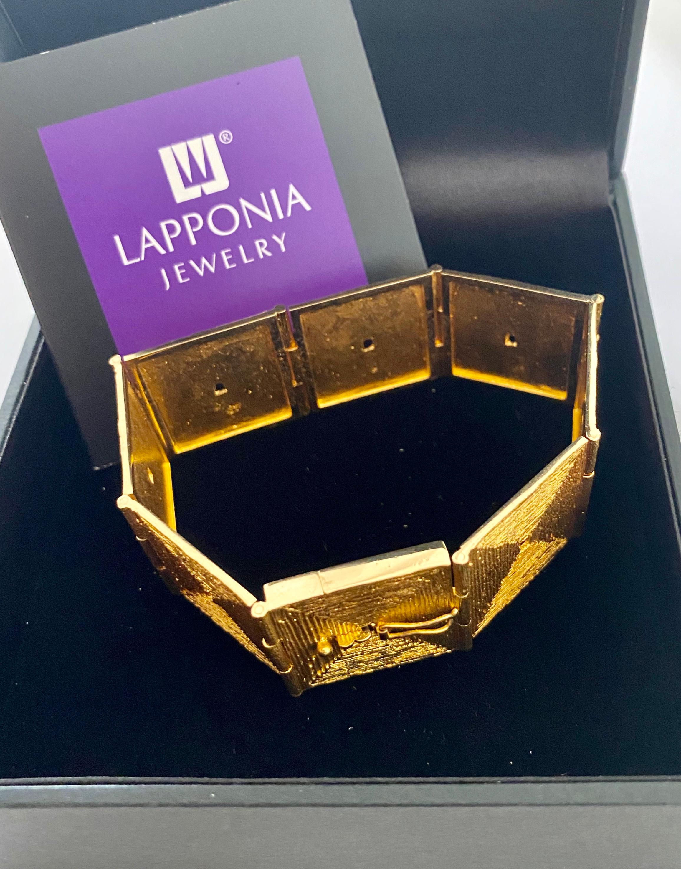 Lapponia, 18 Karat Gold Bracelet, Björn Weckström Design, 1970 2