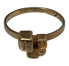 Lapponia Goldring 18k signiert BW