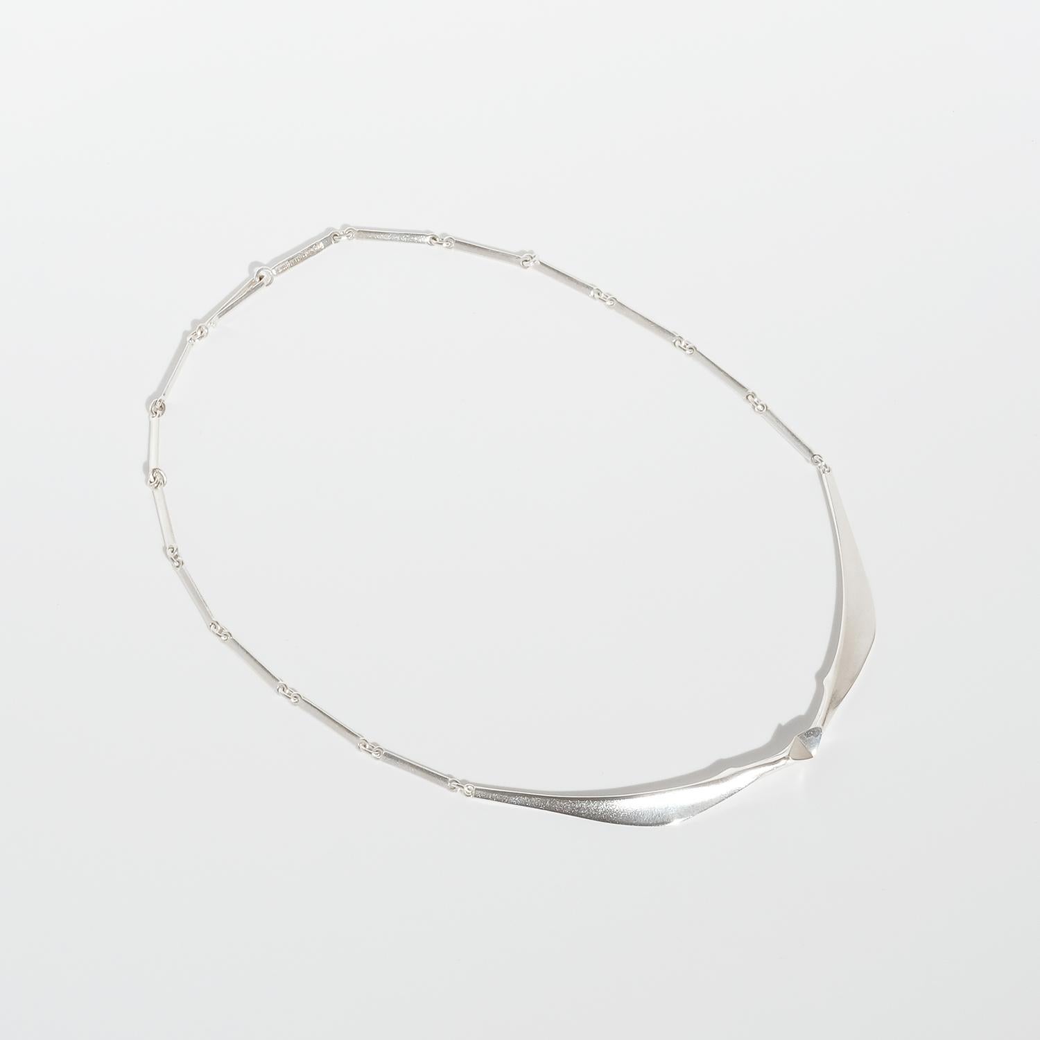 Lapponia silver necklace made 1986 1